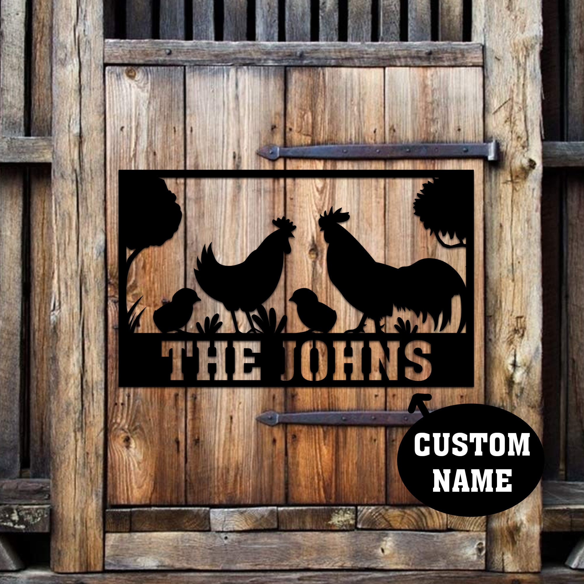 The Family Metal Wall Art