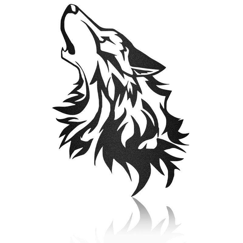 The Howling Of The Wolf Metal Wall Art