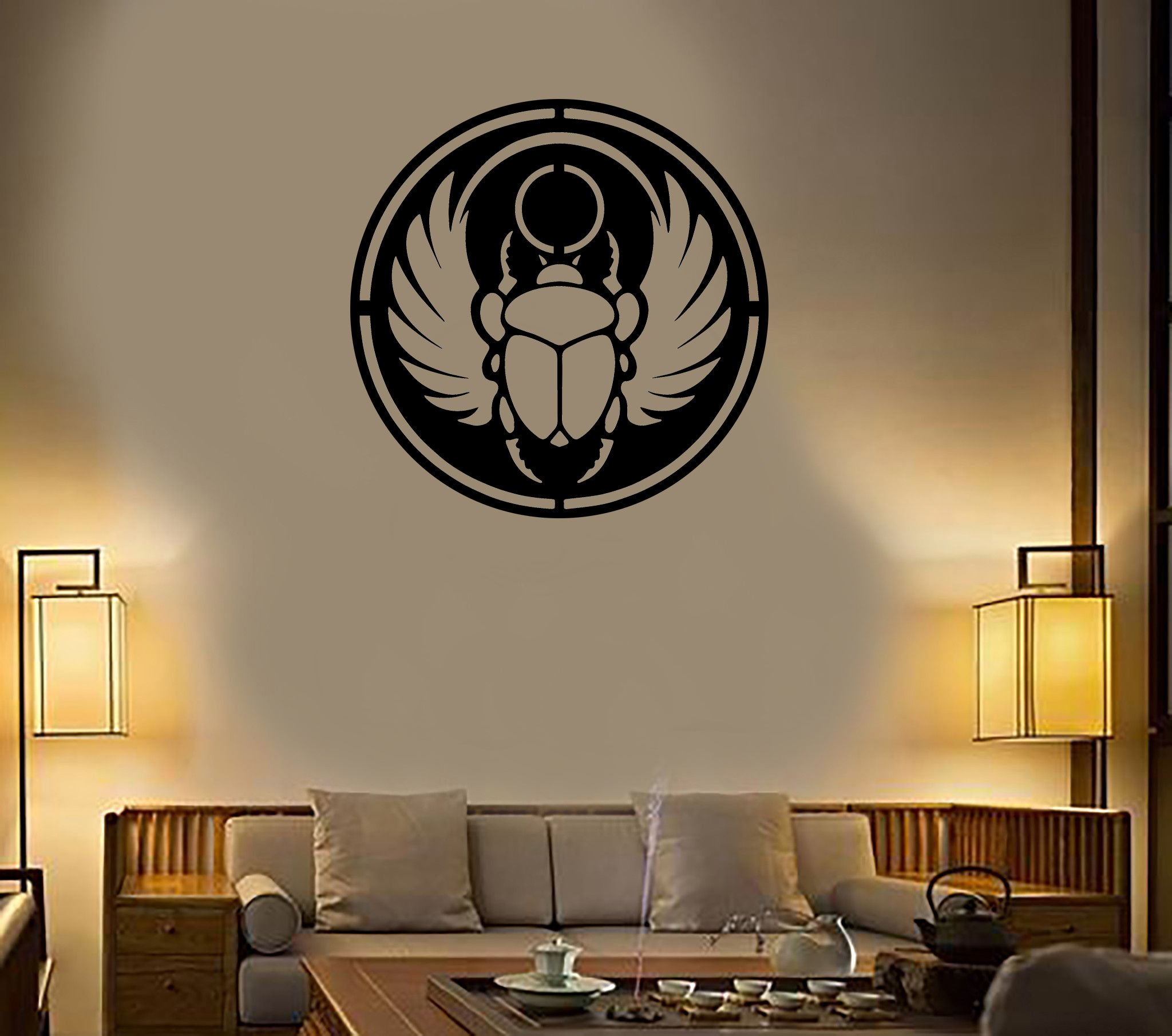The Scarab 8 Metal Wall Art