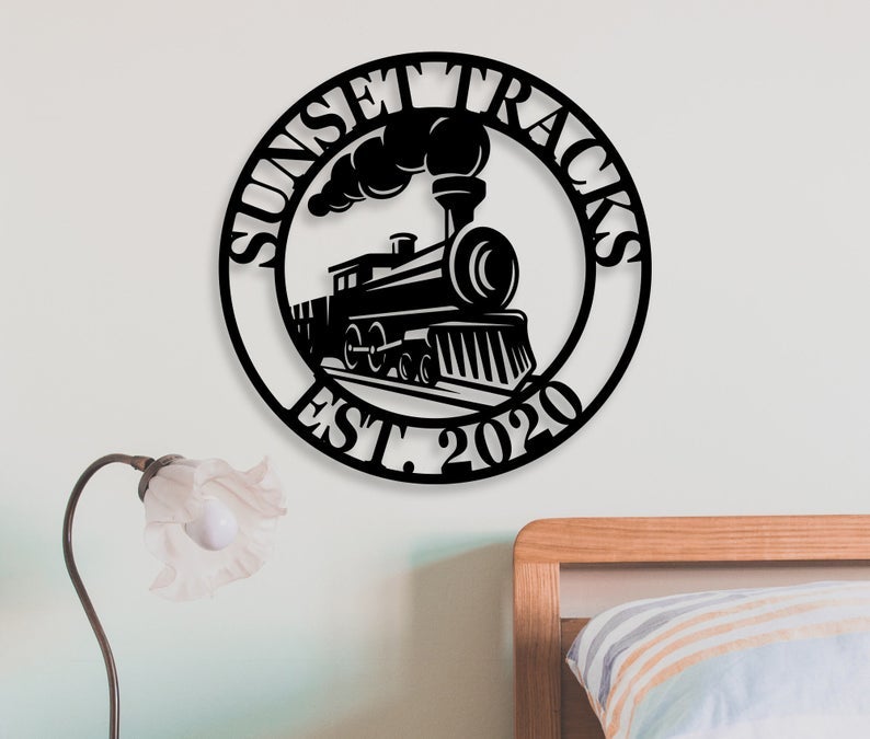 Truck Custom Text And Year Metal Wall Art