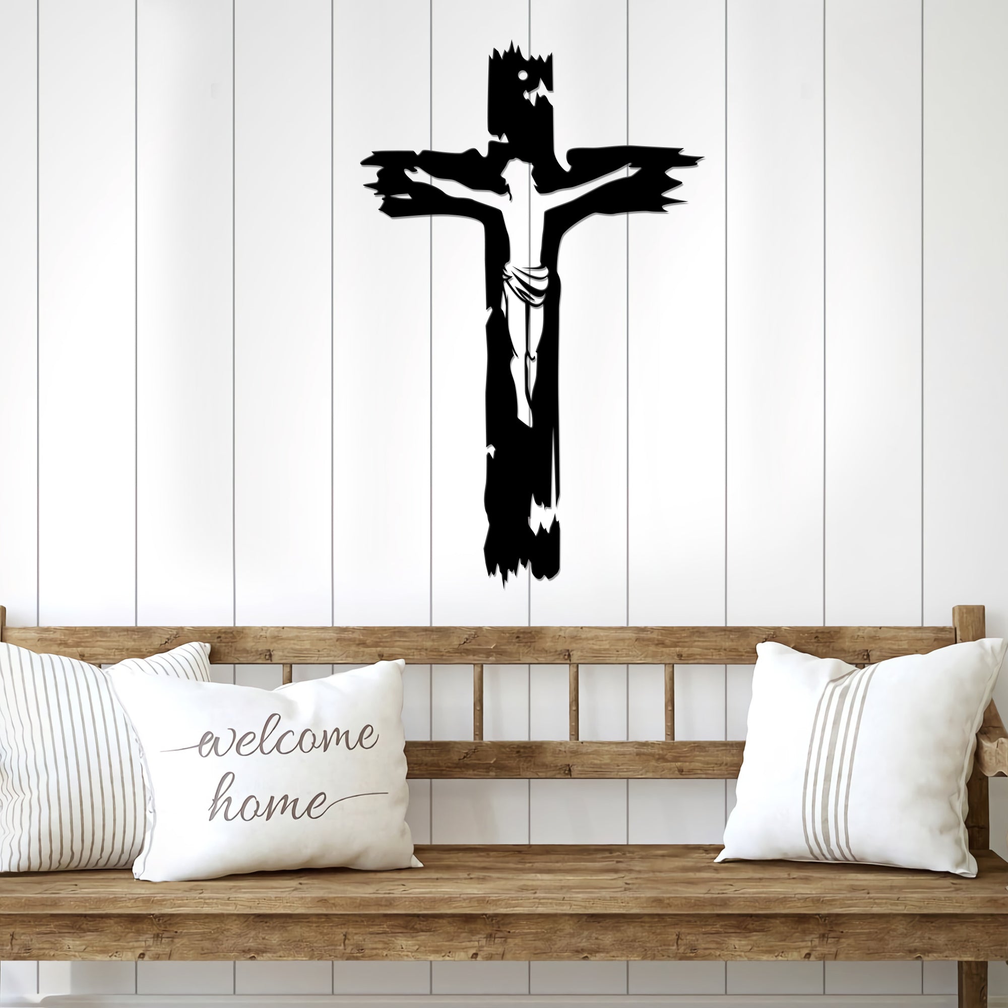 Trust In Jesus Metal Wall Art