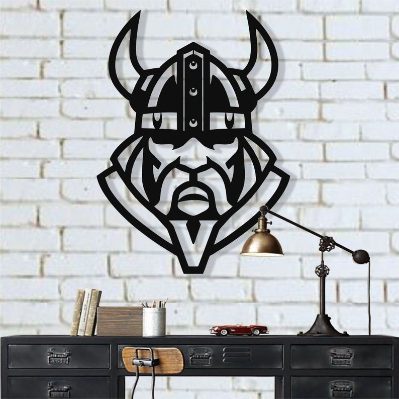 Viking Warrior 7 Metal Wall Art