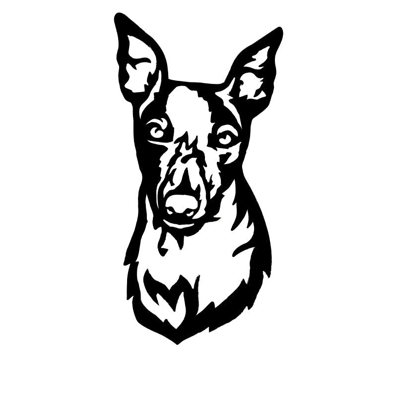 Whippet 2 Rustic Rusted Pet Dog House Sign Metal Wall Art