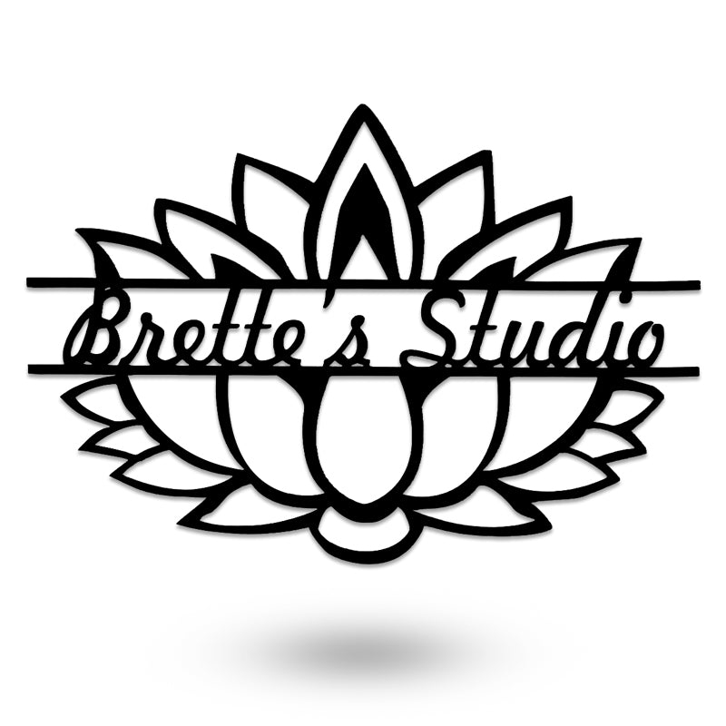 Yoga Studio Metal Wall Art