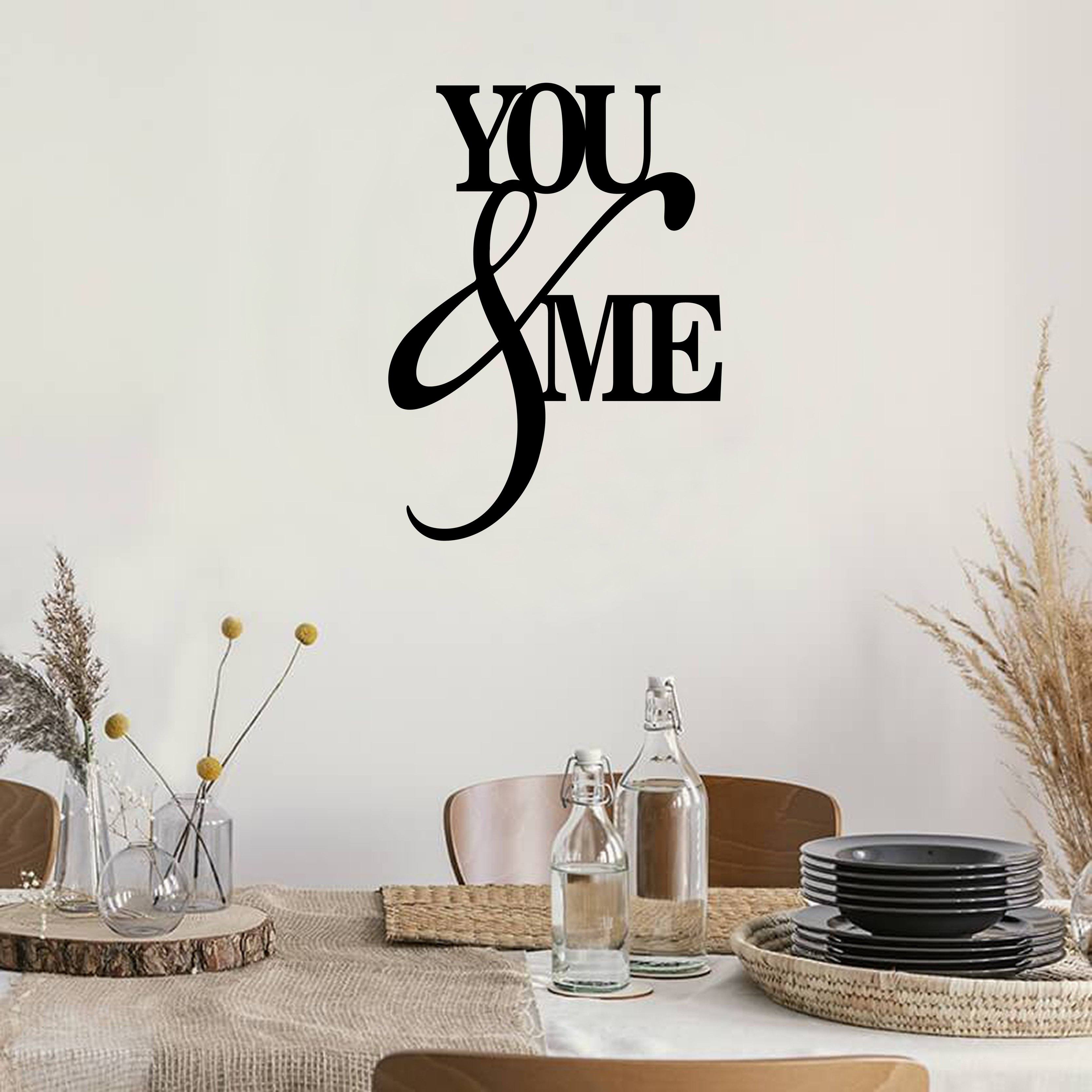 You & Me Metal Wall Art
