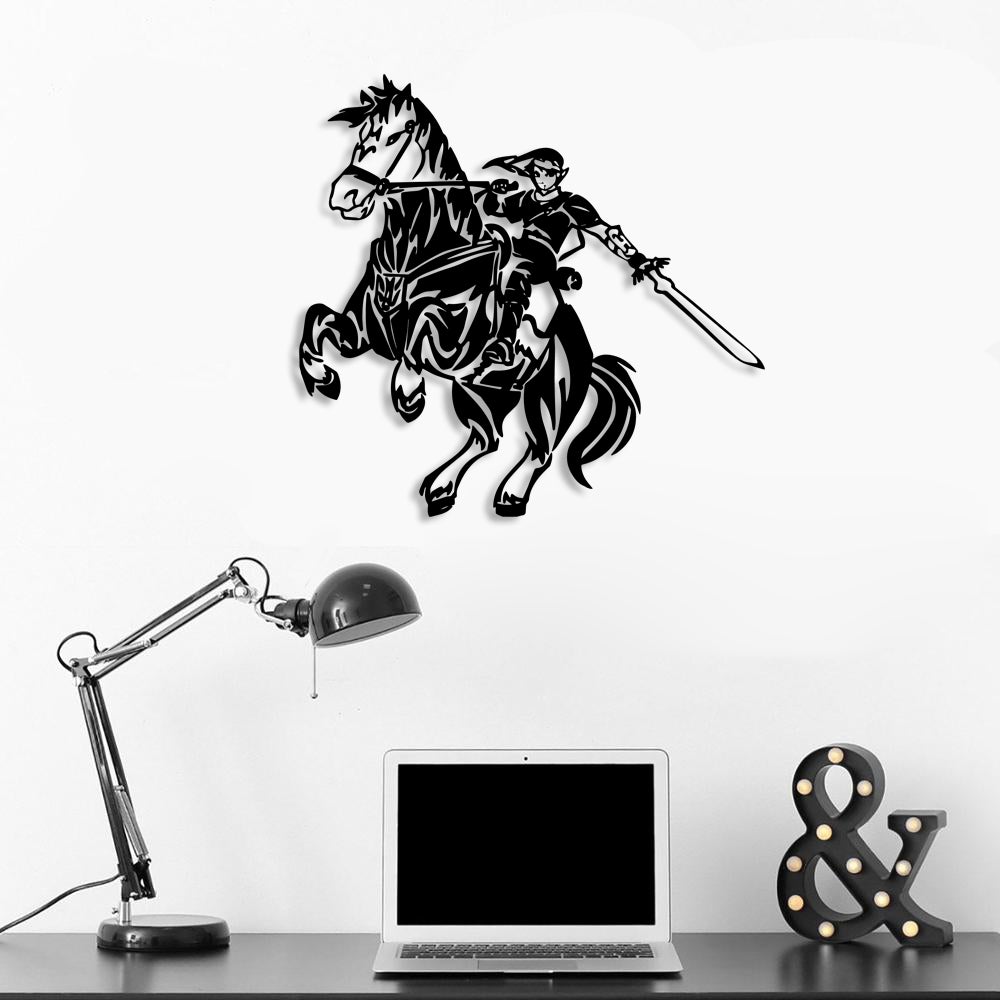 Zelda Tribal Knight Metal Wall Art