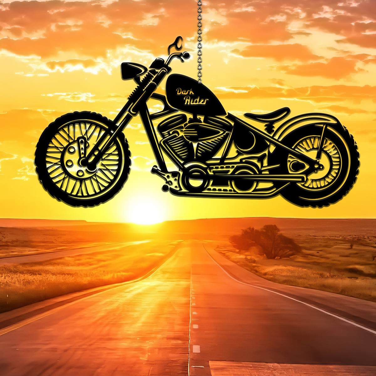 Dad'S Motorcycle Garage Custom Metal Wall Art