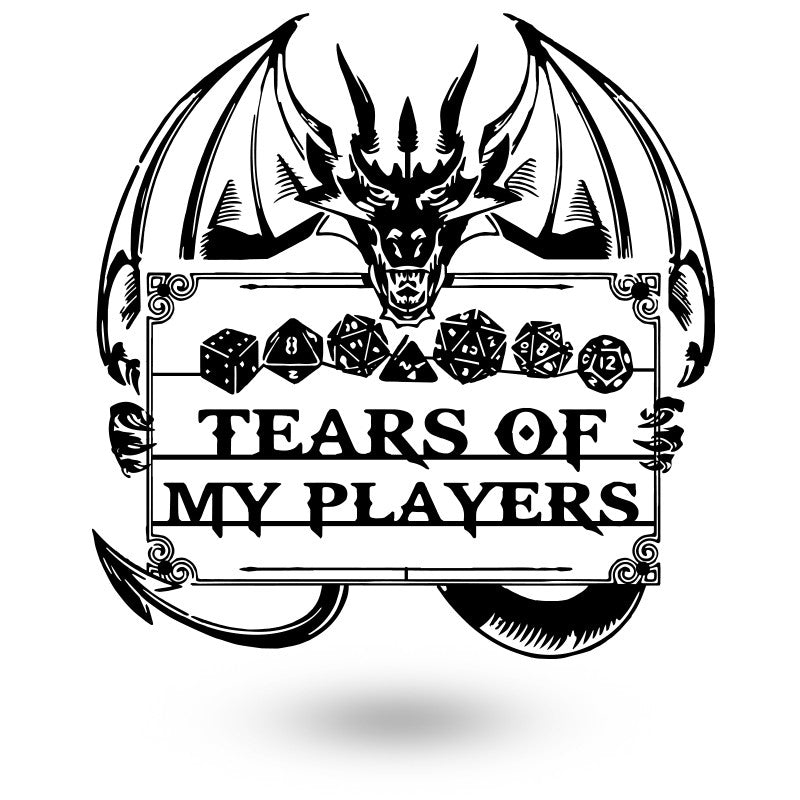 Tear My Players Metal Wall Art