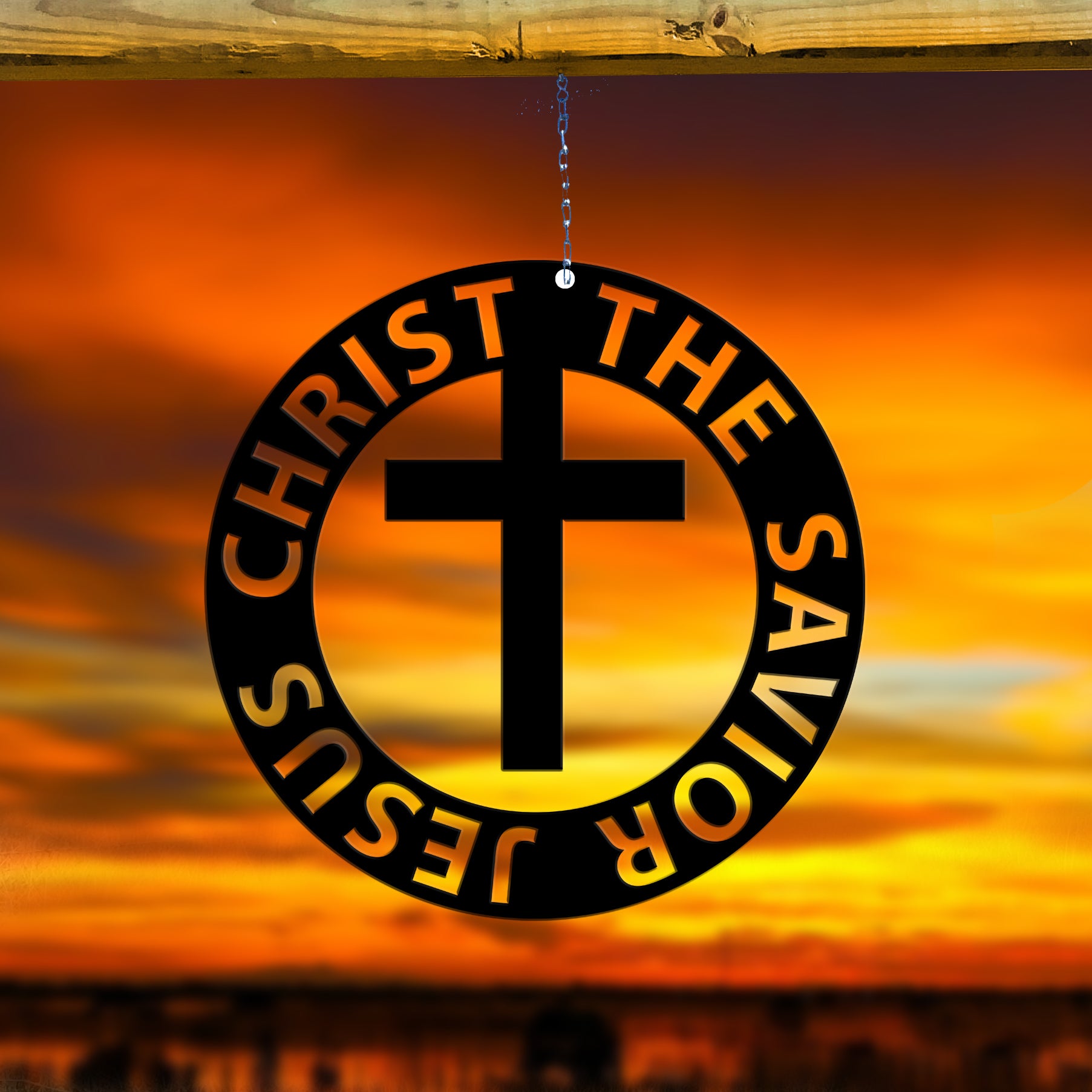 Christ The Savior Jesus Metal Wall Art