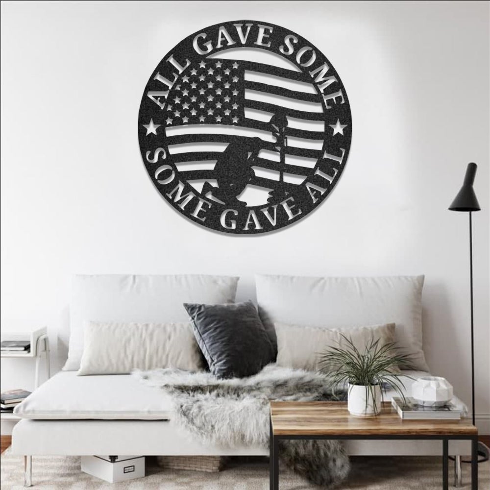 All Gave Some Metal Wall Art