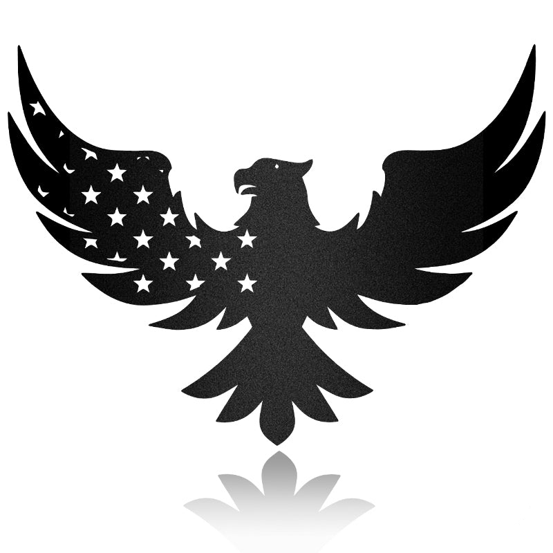 American Eagle Flag Independence Day Metal Wall Art Decor