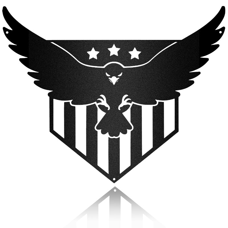 American Eagle Independence Day Home Decor Metal Wall Art