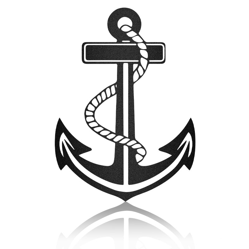 Beach Anchor Sea Metal Wall Art