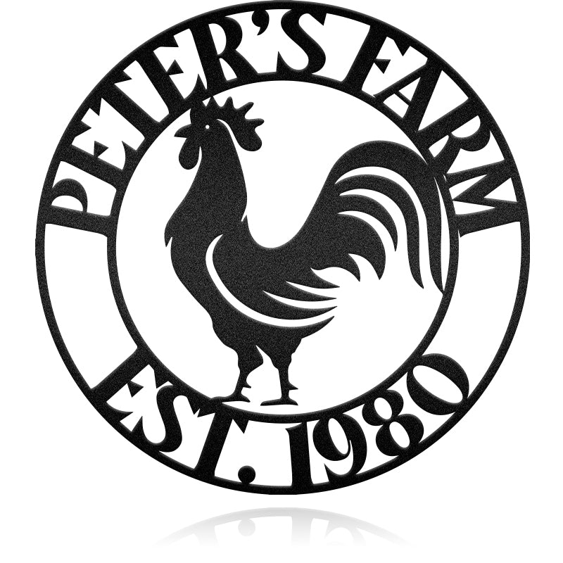 Customized Farm Metal Wall Art