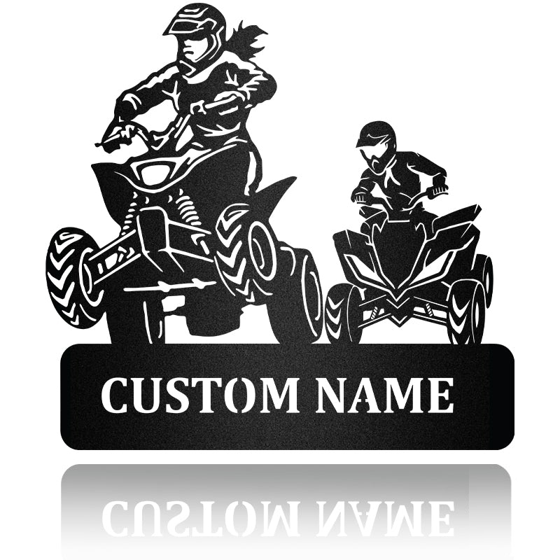 Mom And Son Drive Gifts For Family Metal Wall Art