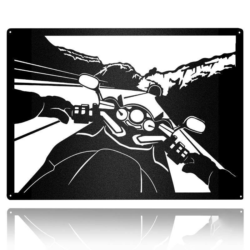 Driving Scene View Gifts Special For Family Metal Wall Art