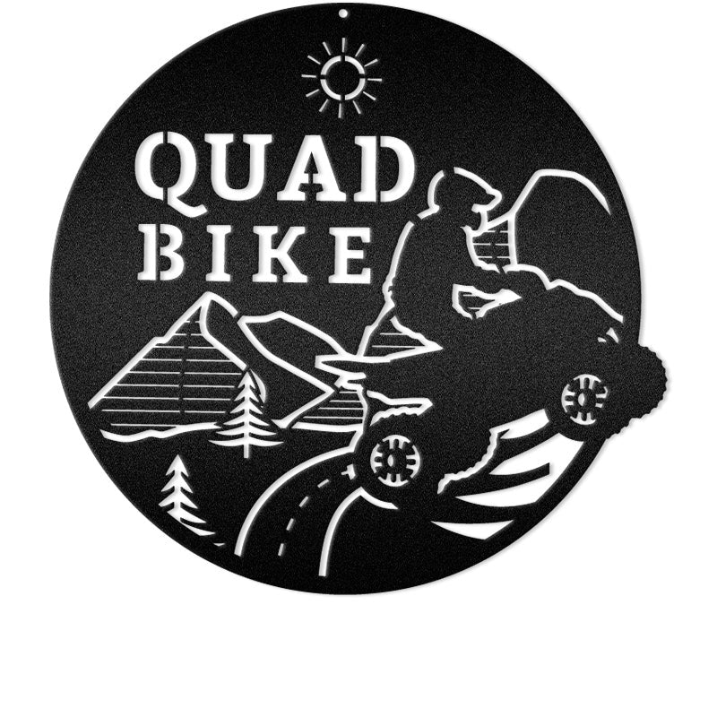 Quad Bike Motorcycle Metal Wall Art