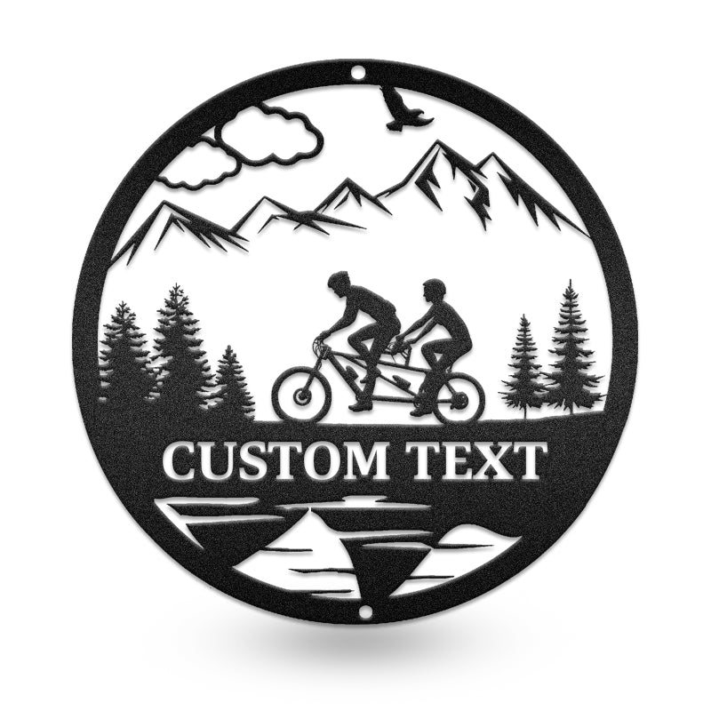 Customized Tandems Metal Wall Art