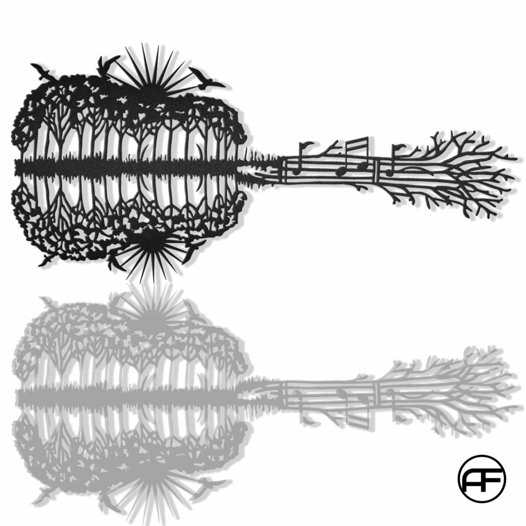 Guitar Metal Wall Art