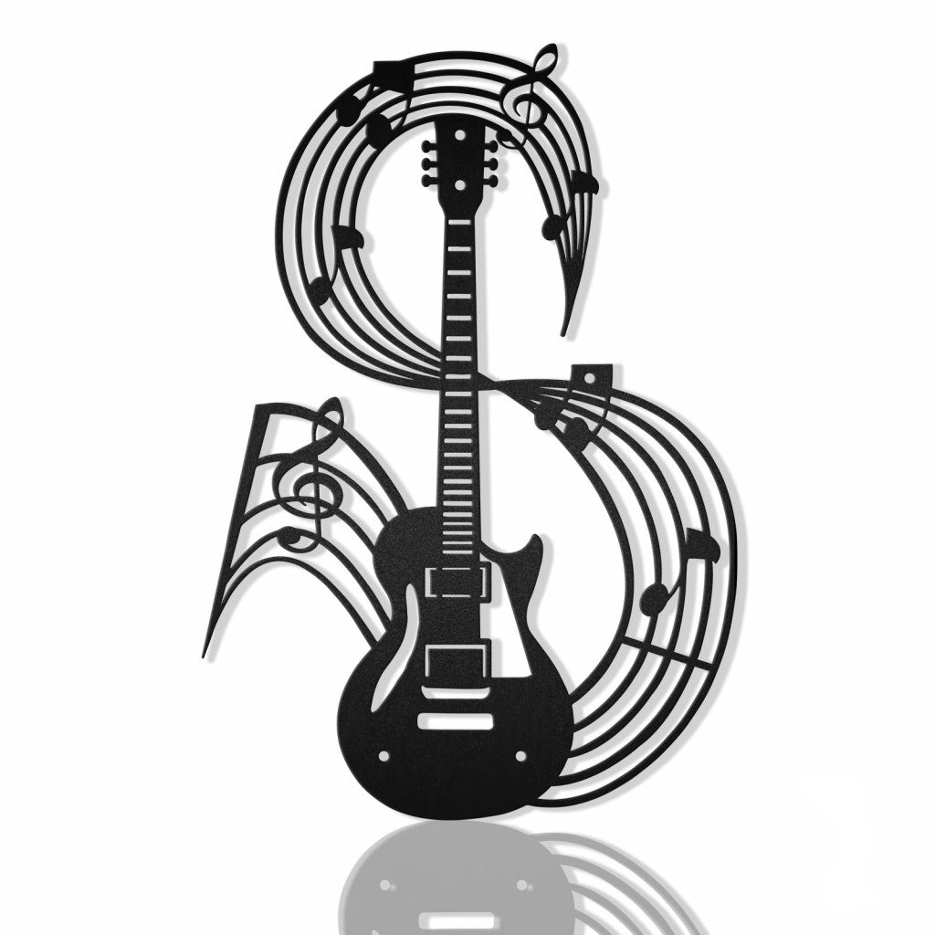 Guitar Personalized Metal Wall Art