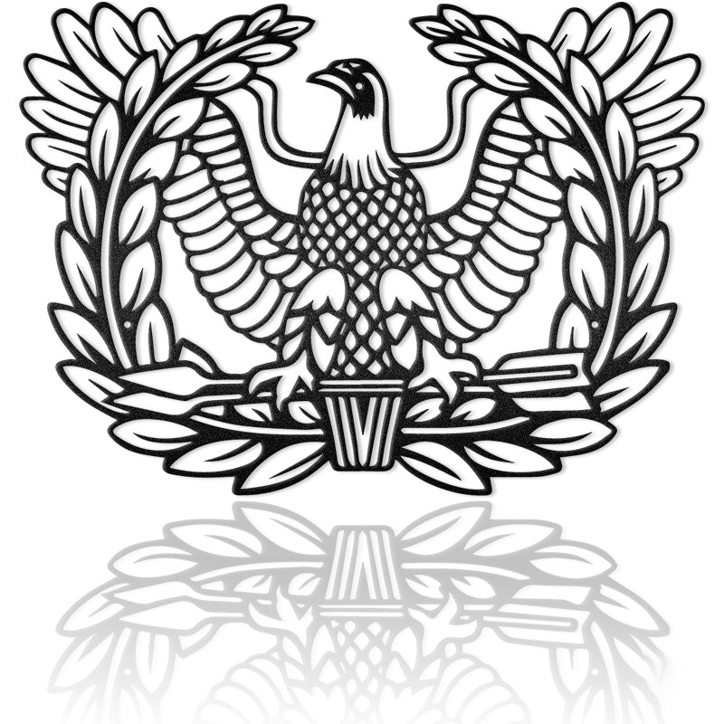 Warrant Officer Eagle Rising Afculture Metal Wall Art