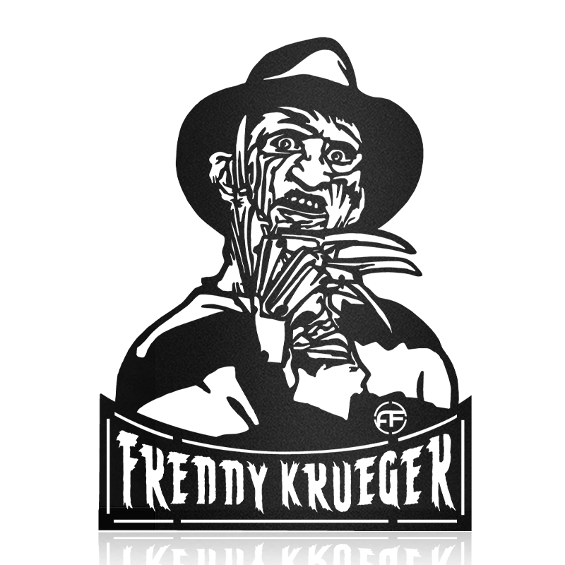 Freddy Krueger Halloween Metal Wall Art