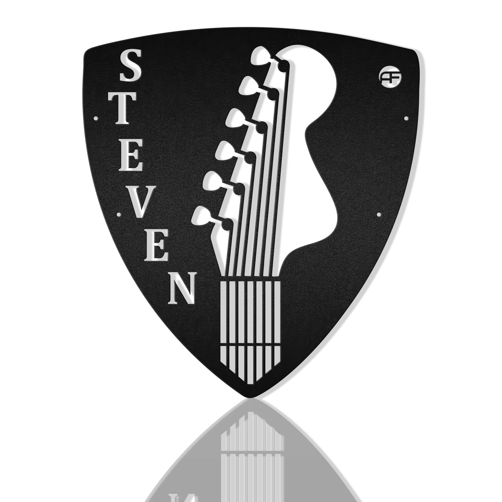 Guitar Pick Music Is My Soul Metal Wall Art