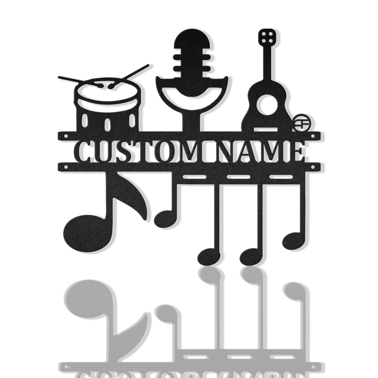 Vintage Guitar Metal Sign