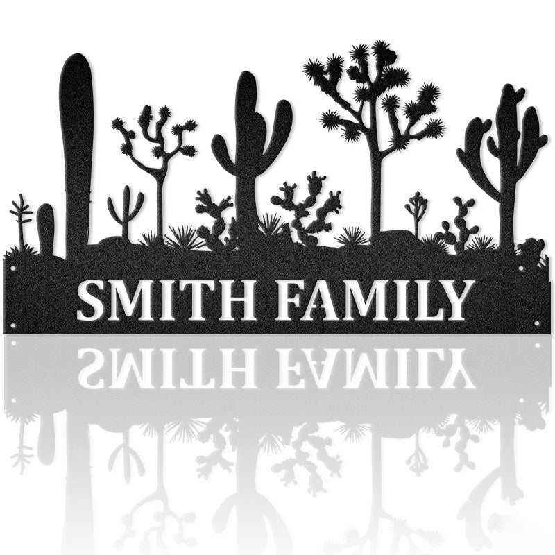 Desert Scene Metal Wall Art