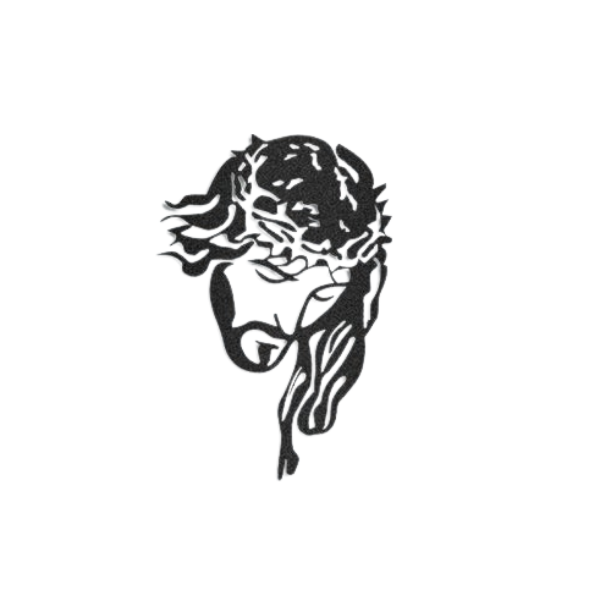 Jesus Face Catholic Home Decor Metal Wall Art