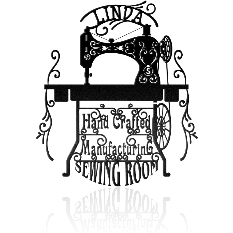 Classic Sewing Room Metal Wall Art