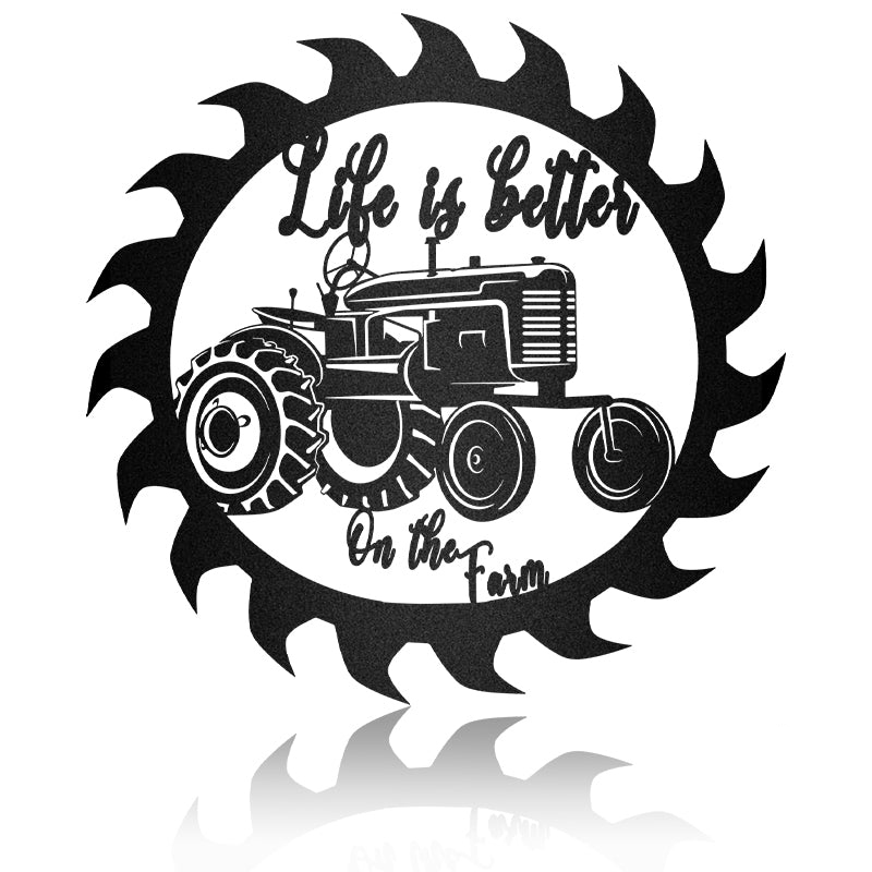 Life Is Better Metal Wall Art