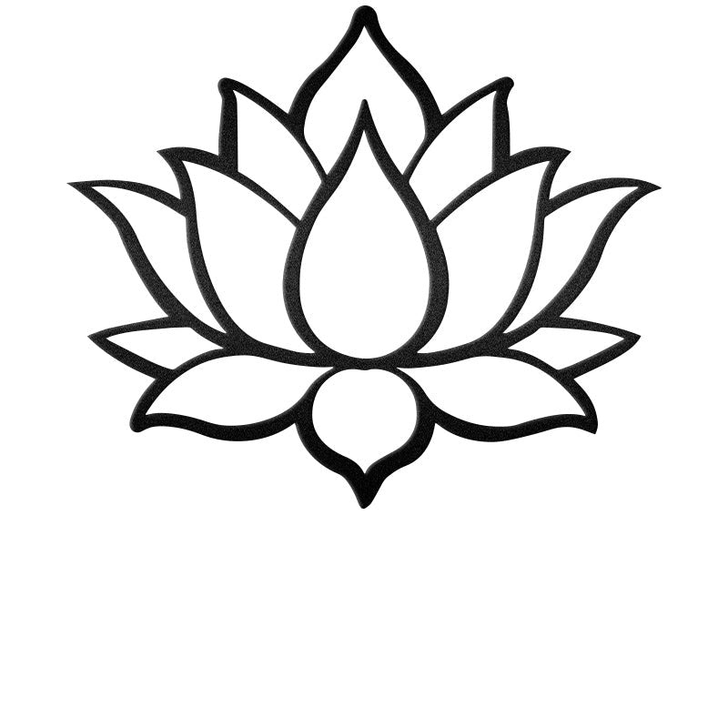 Lotus Flower Metal Wall Art