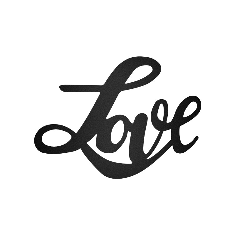 Love Letter Sign, Gift For Love Couple Metal Wall Art