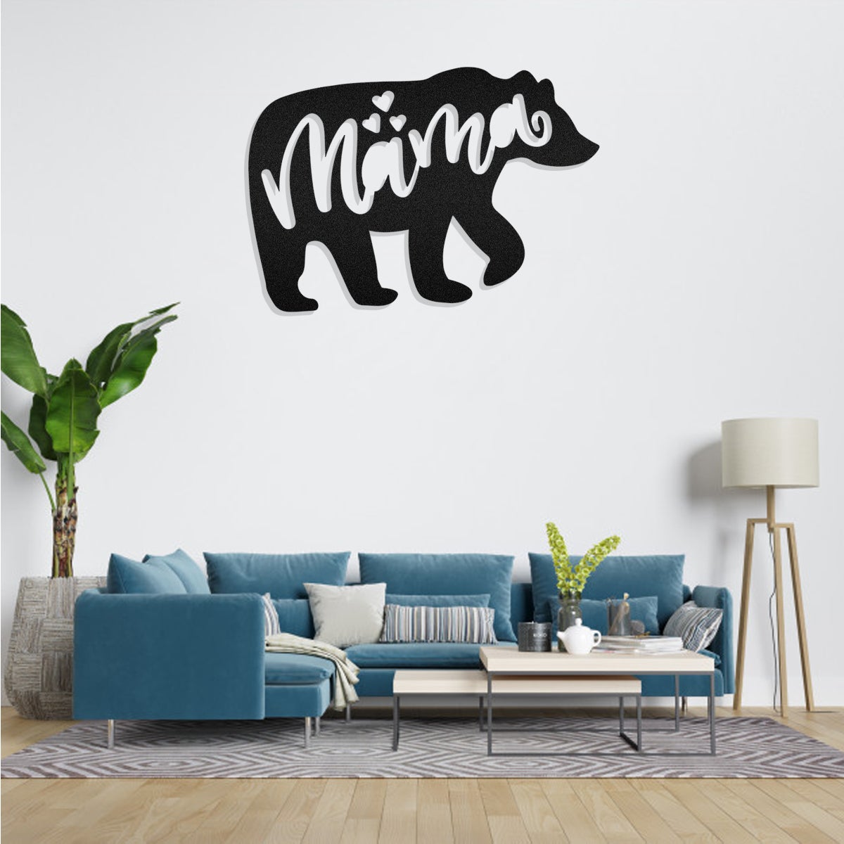 Mama Bear Bear Metal Sign Metal Wall Art