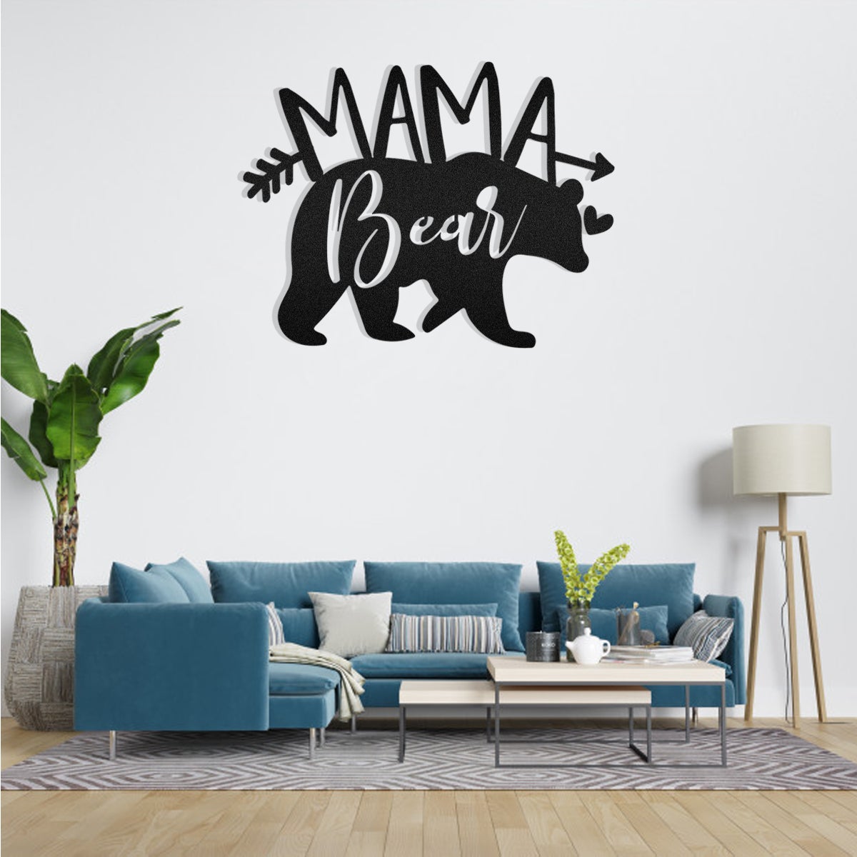 Mama Bear Bear Metal Sign Metal Wall Art