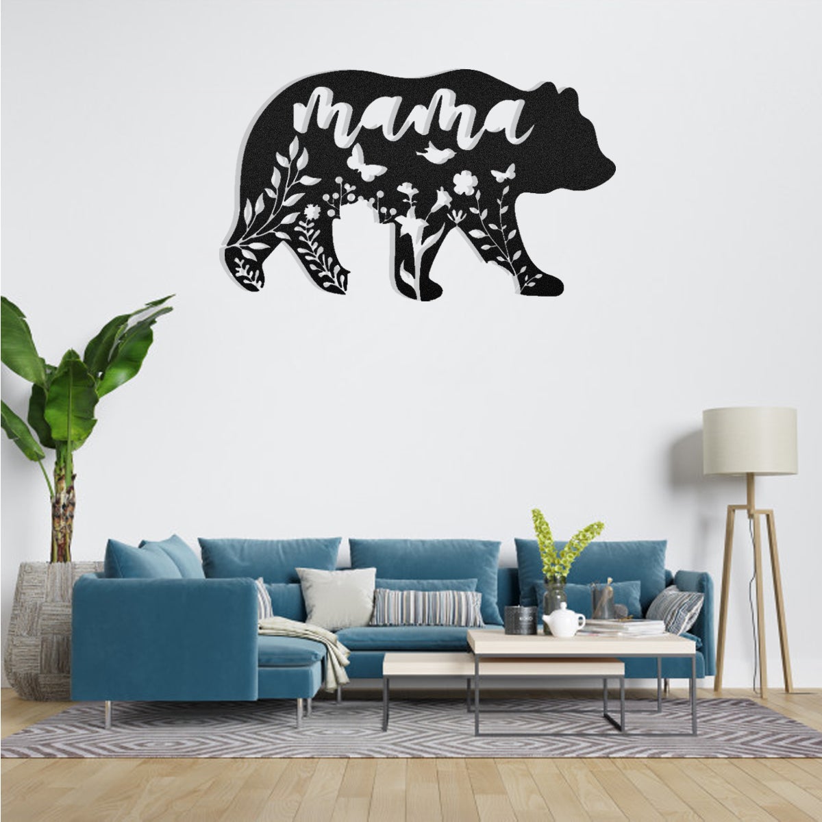 Mama Bear Bear Metal Sign Metal Wall Art