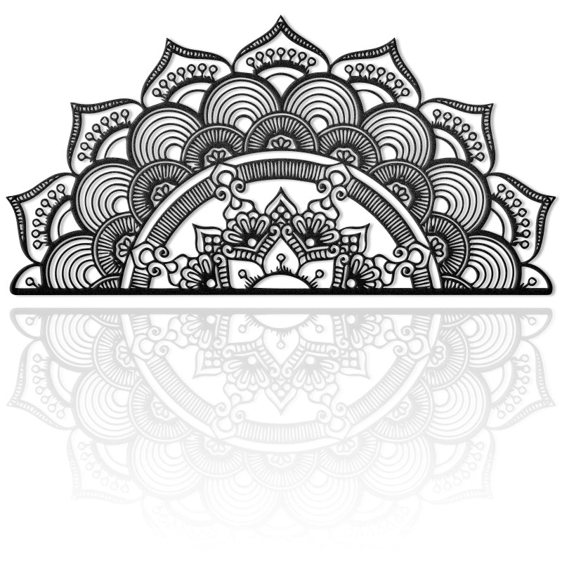 Mandala Flower Metal Wall Decor