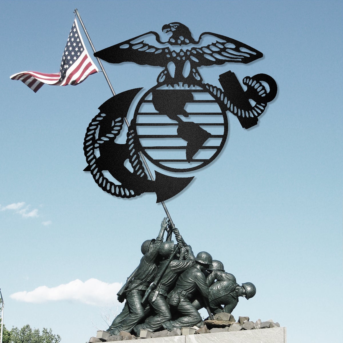 Marine Corps Metal Wall Art