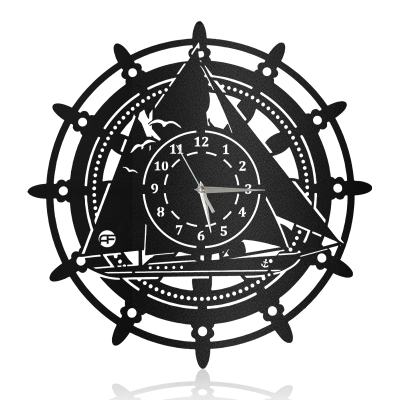 Sailing Yacht Nautical Decor Metal Wall Art