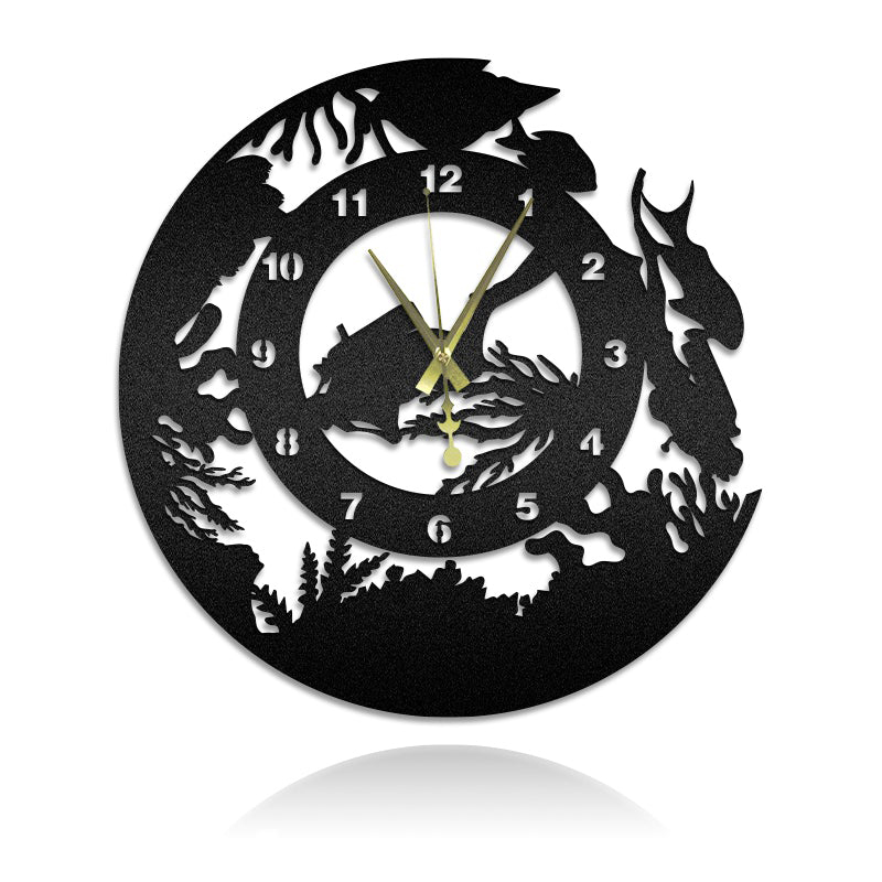 The Diver Ocean Scene Fish Decor Metal Wall Art