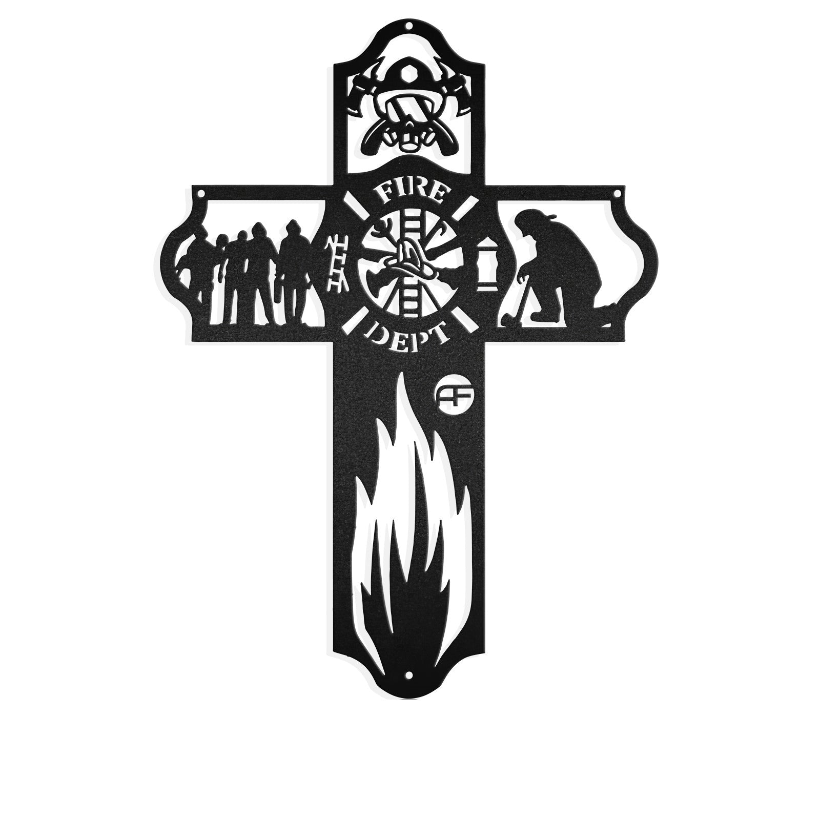 The Holy Cross Metal Art Sign