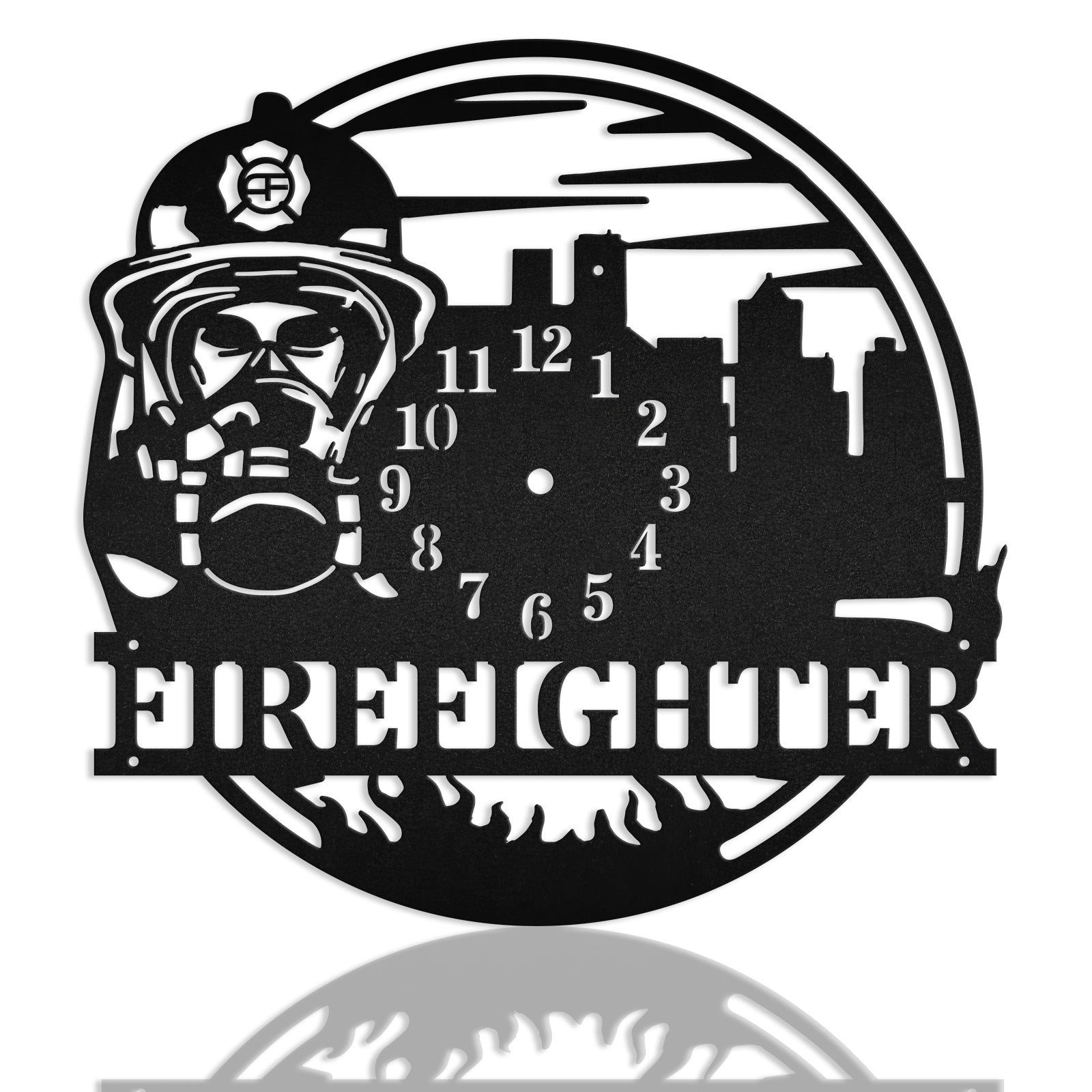 Fireman Fire Department Vintage Decor Metal Wall Art