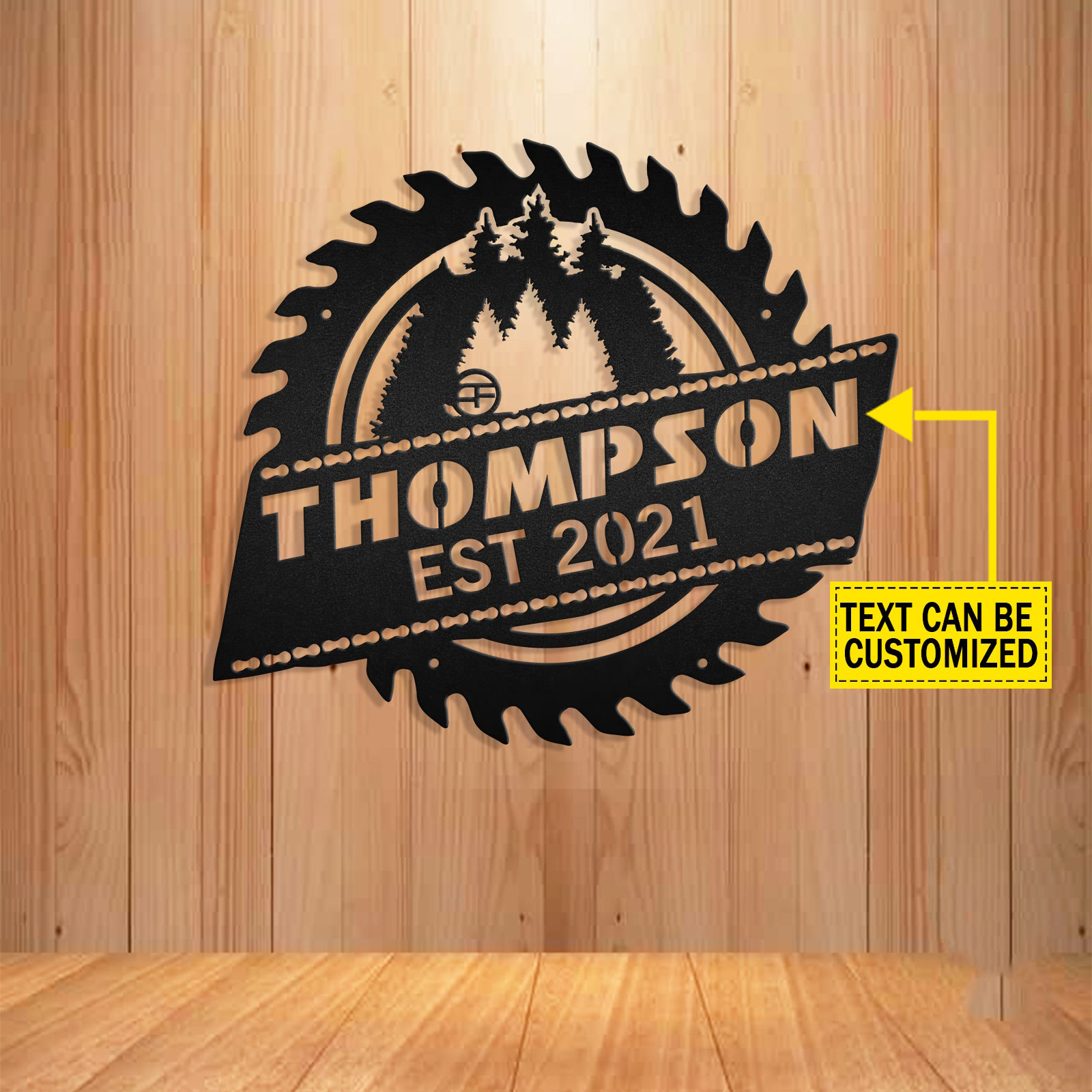 Sawdust Is Man Glitter Woodworking Metal Art Sign