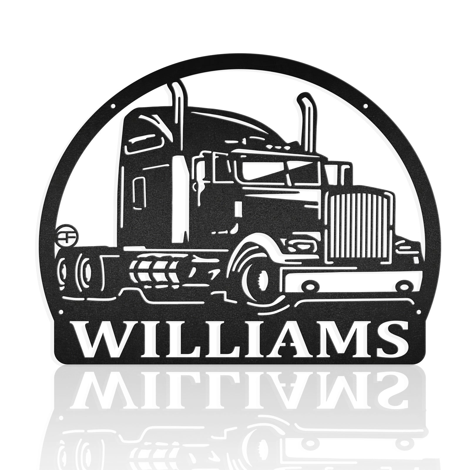 Truck, 18 Wheeler, Big Rig Metal Wall Art