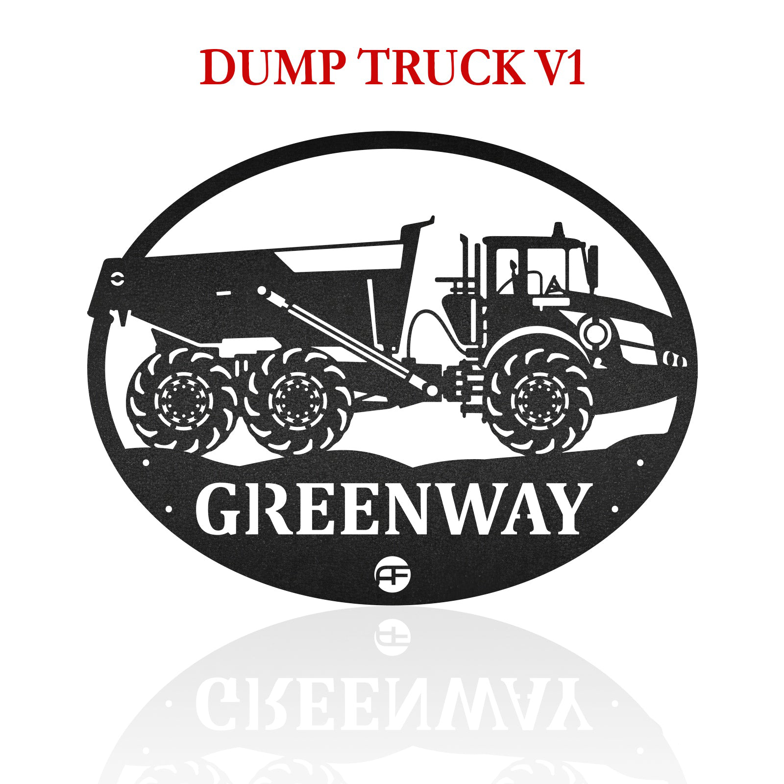 Mining Truck, Dump Truck, Heavy Industry Construction Metal Wall Art