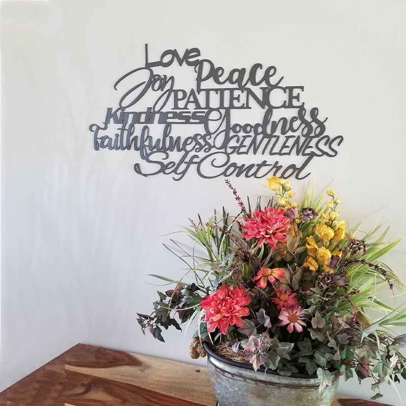 Fruits Of The Spirit Metal Wall Art