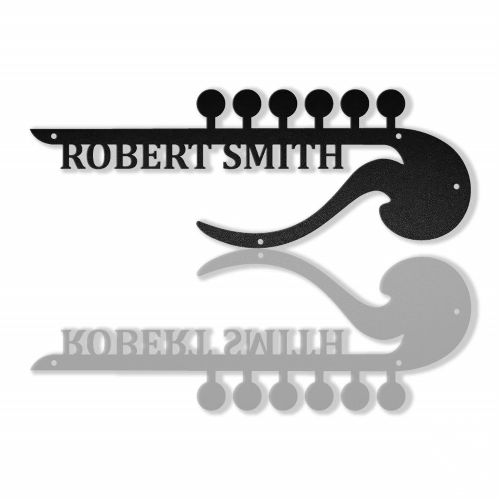 Personalized Guitar Metal Sign