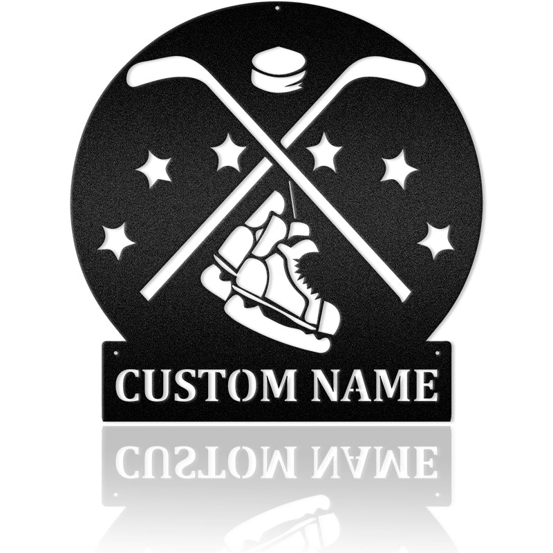Hockey Metal Wall Art