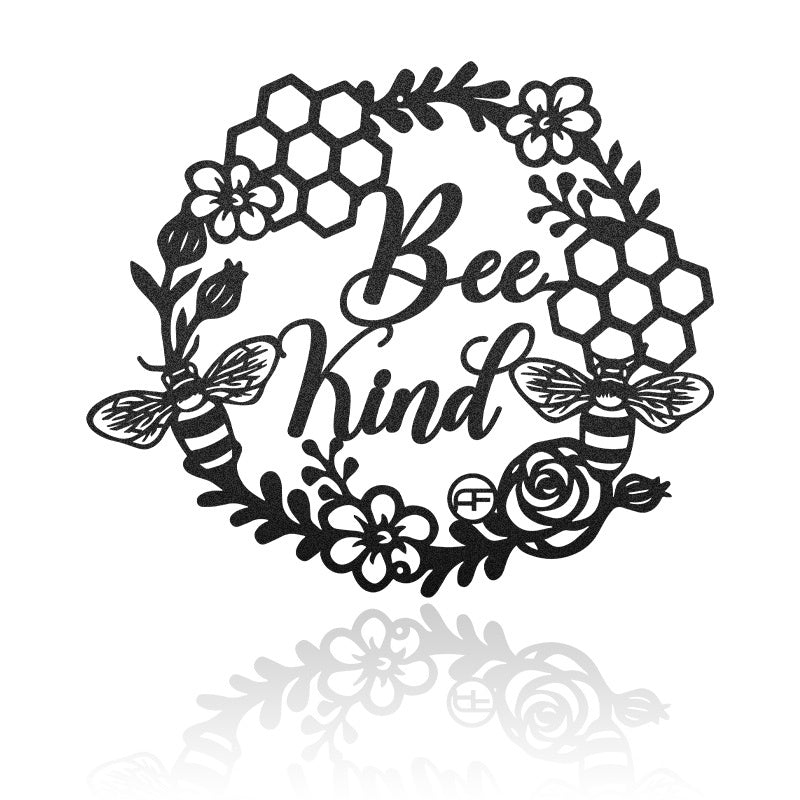 Bee Kind Metal Metal Wall Art